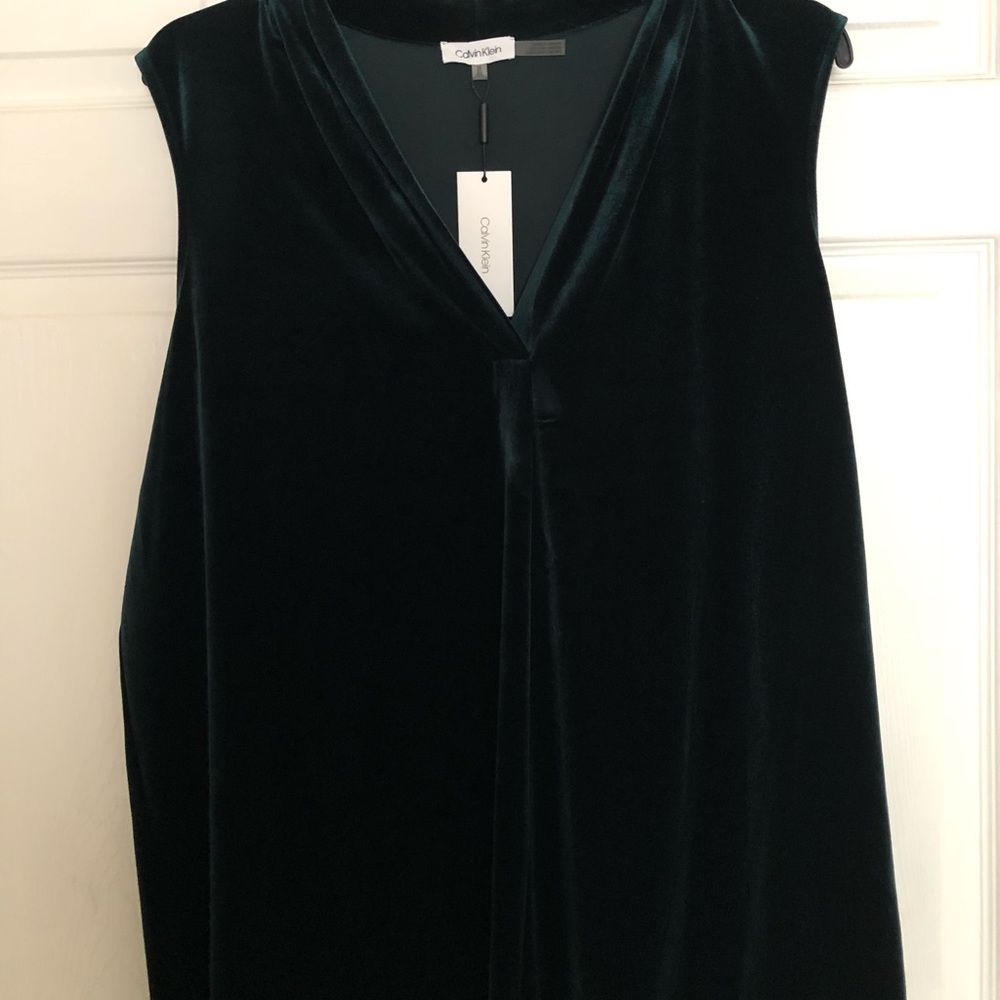 Calvin Klein velvet top